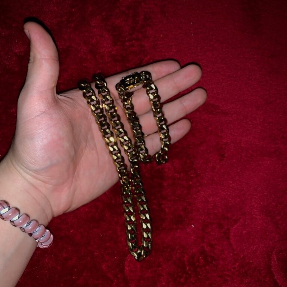 Plated gold chain